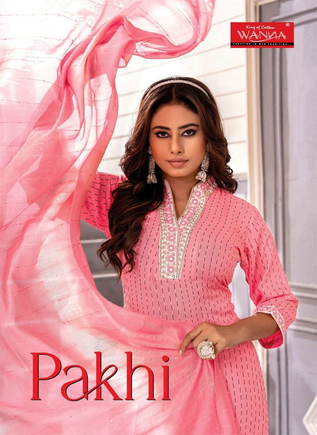 Pakhi By Wanna Rayon Designer Kurti With Bottom Dupatta Wholesale Clothing Suppliers In India